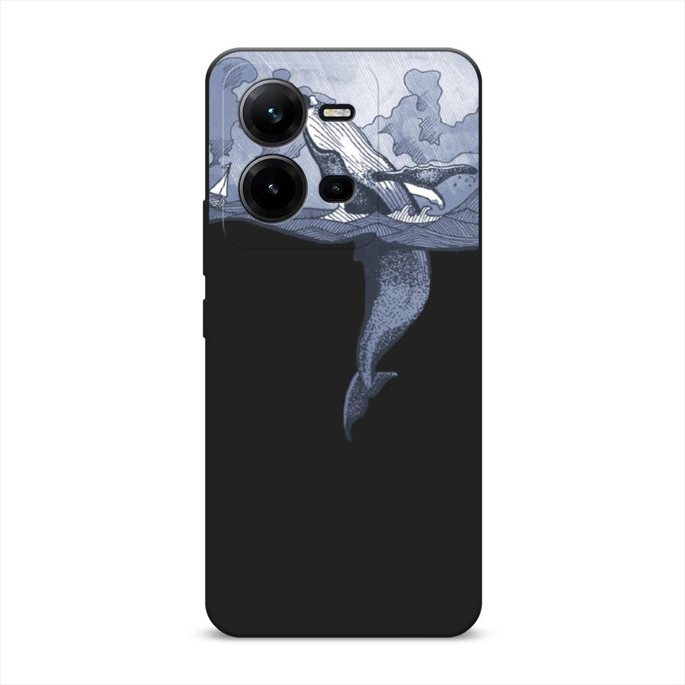 

Чехол Awog на Vivo V25 "Два измерения", Голубой;черный;прозрачный, 267752-1