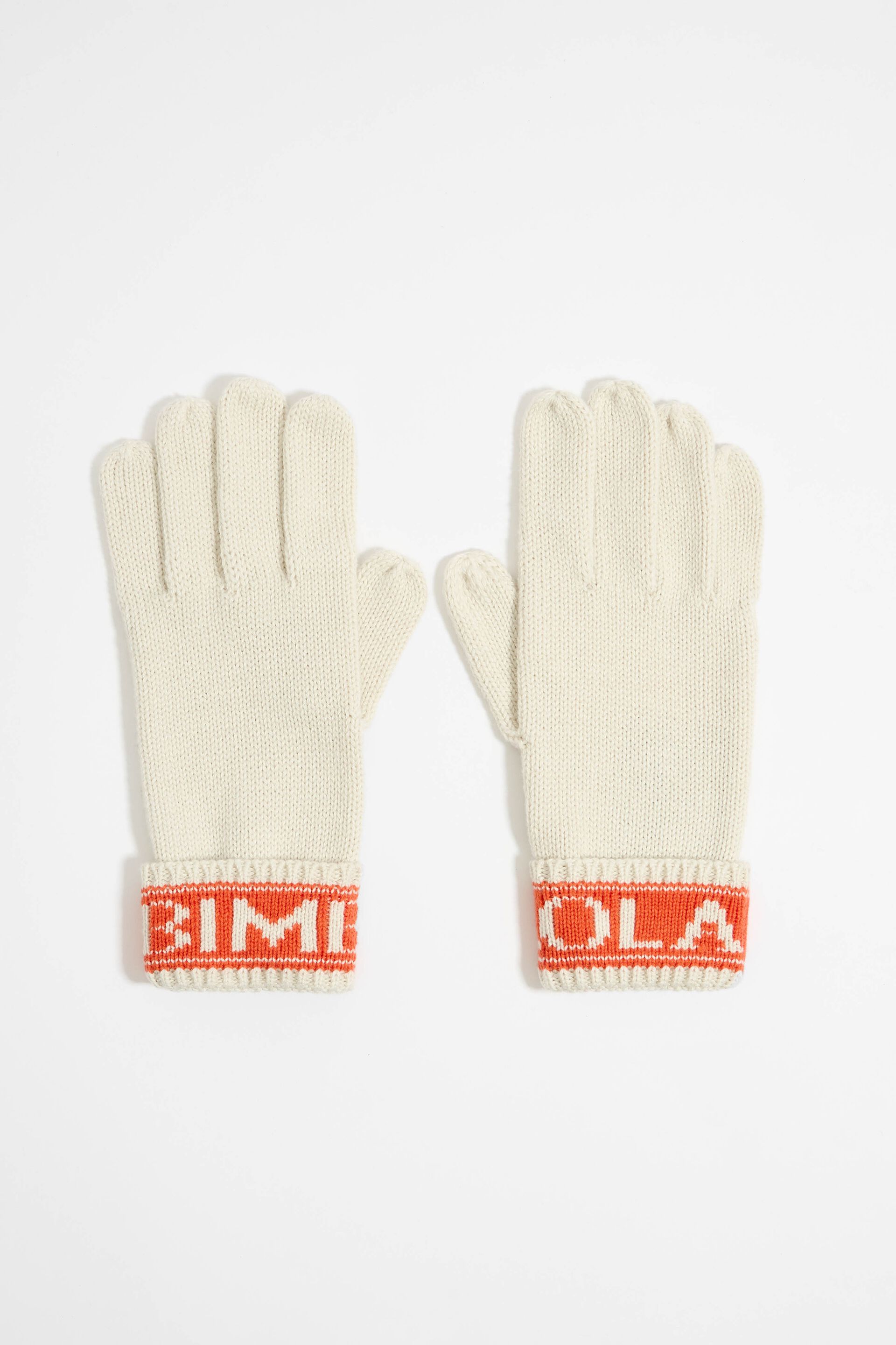 Перчатки Bimba Y Lola для женщин, трикотажные, размер M, 232BAGU10 10050, белые