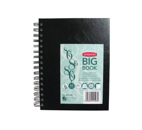 

Блокнот для эскизов на спирали Derwent "Sketch Book" А5 86 л 110 г