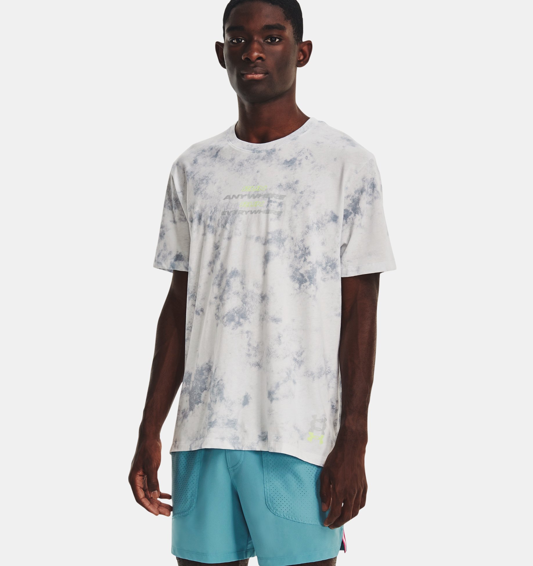 

Футболка мужская Under Armour UA Run Anywhere Tee, серый, S, Run Anywhere Tee