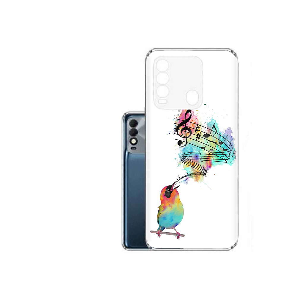 

Чехол MyPads Tocco для Tecno Spark 8 певчая птичка, Прозрачный, Tocco