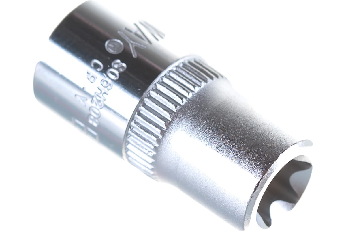 

Головка торцевая 49702 1/4DR, внешний TORX, Е8