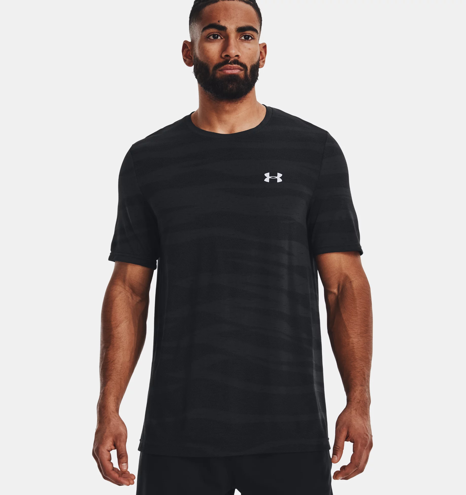 

Футболка мужская Under Armour UA Seamless Wave SS T-shirt черный S, Seamless Wave SS T-shirt