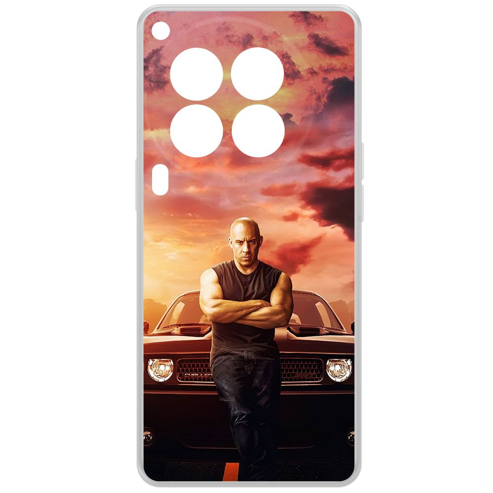 

Чехол-накладка Krutoff Clear Case Форсаж. Доминик Торетто для TECNO Camon 30 Premier 5G, Прозрачный