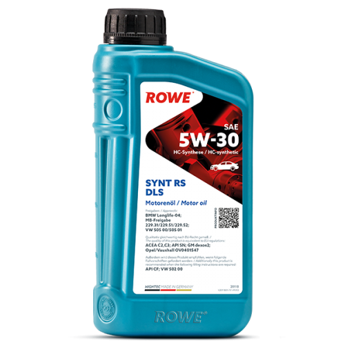 Моторное масло ROWE синтетическое HIGHTEC SYNT RS DLS 5W30 1л