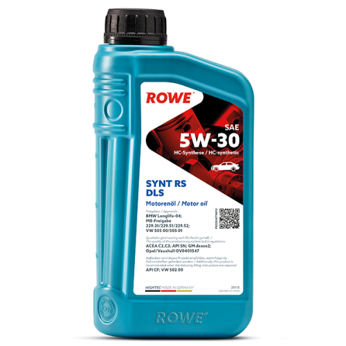 фото Моторное масло rowe hightec synt rs dls 5w-30, 1л, синтетическое