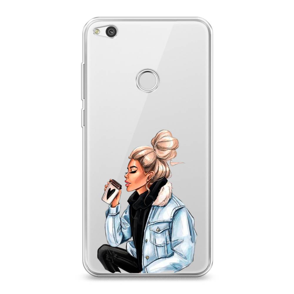 

Чехол Awog на Huawei P8 Lite 2017 "Cute girl", Разноцветный, 61550-7