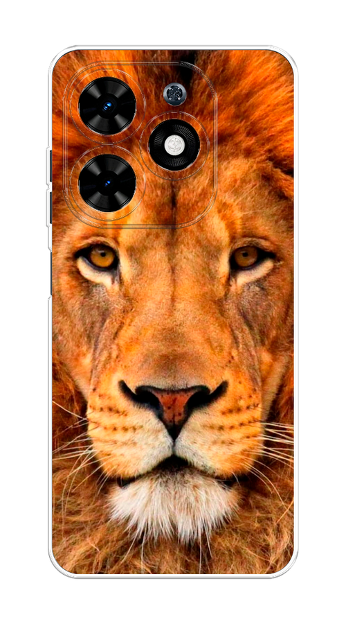 

Чехол на Tecno Spark 20C "Благородный лев", Оранжевый, 304950-1