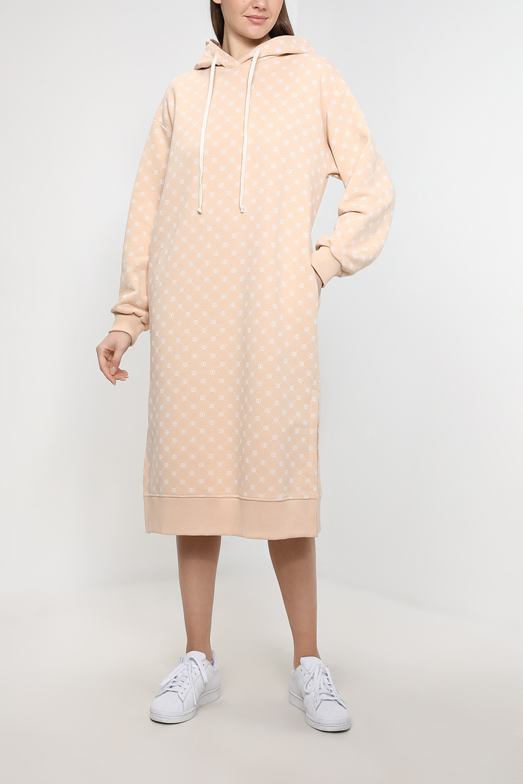 

Платье женское Belucci BL23015311-017 бежевое XL, Бежевый, BL23015311-017