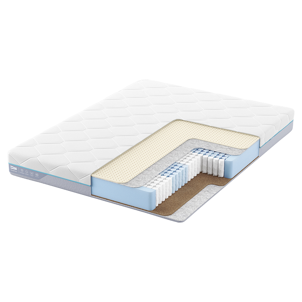 

Матрас анатомический Promtex Multipacket Combi 1 80x160 независимые пружины, Белый, Combi 1