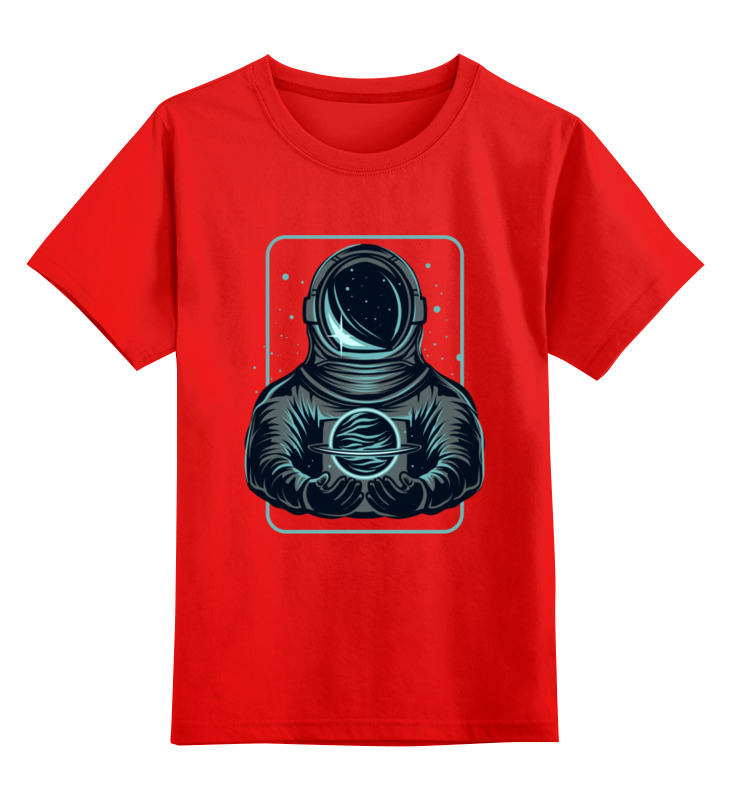 

Детская футболка Printio Астронавт цв.красный р.140, 0000003536513