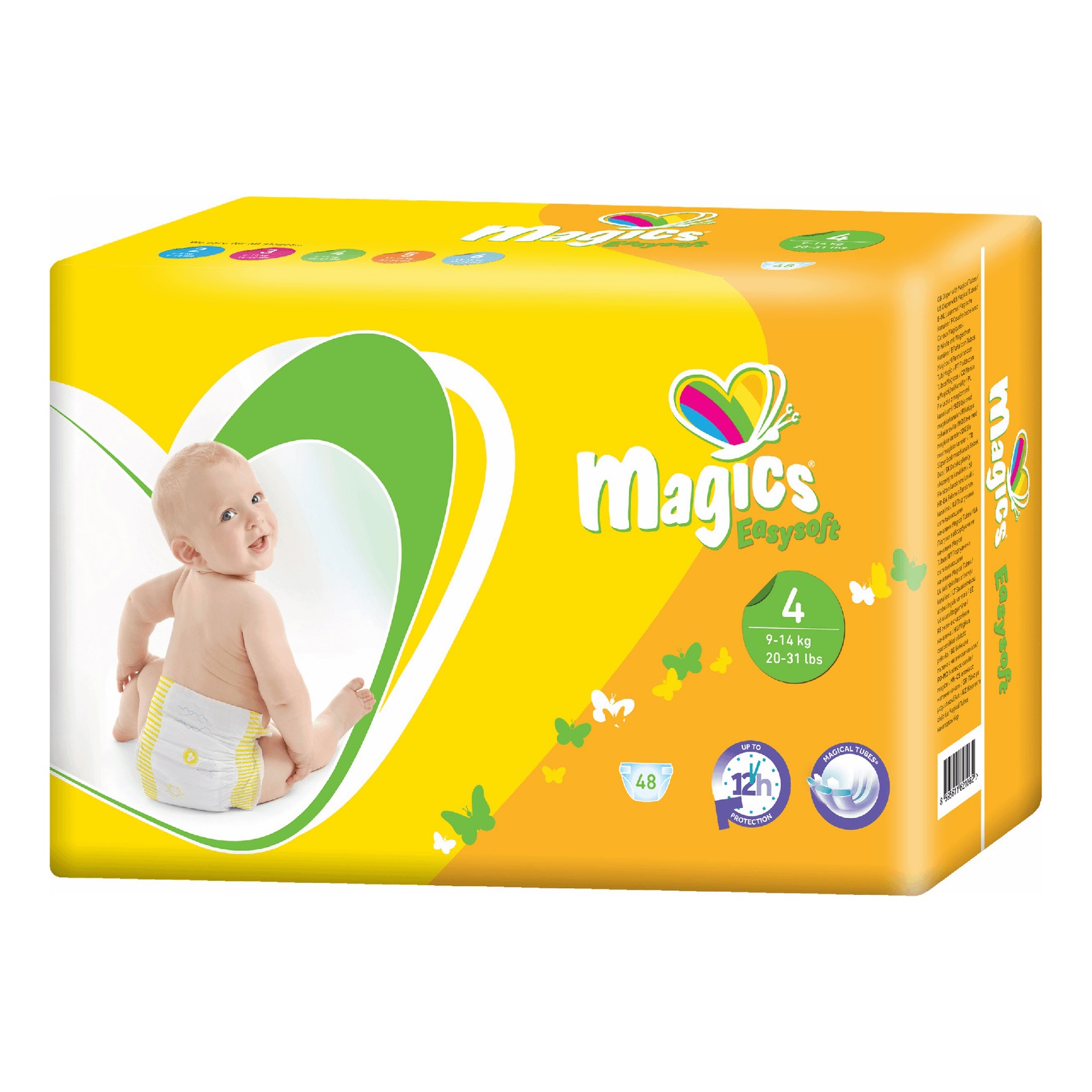 Подгузники детские Magics Easysoft Maxi 4 (7-10 кг) 48 шт