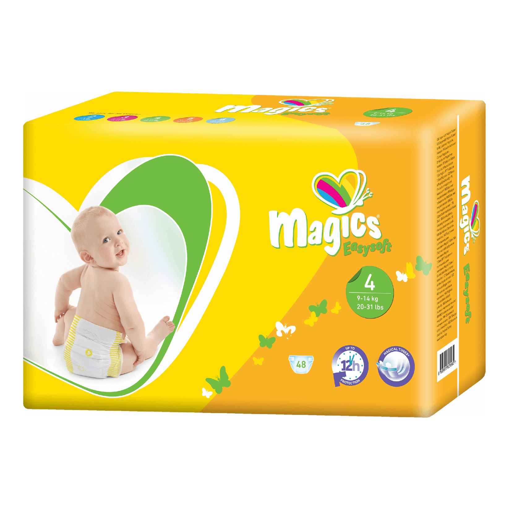 фото Подгузники детские magics easysoft maxi 4 (7-10 кг) 48 шт