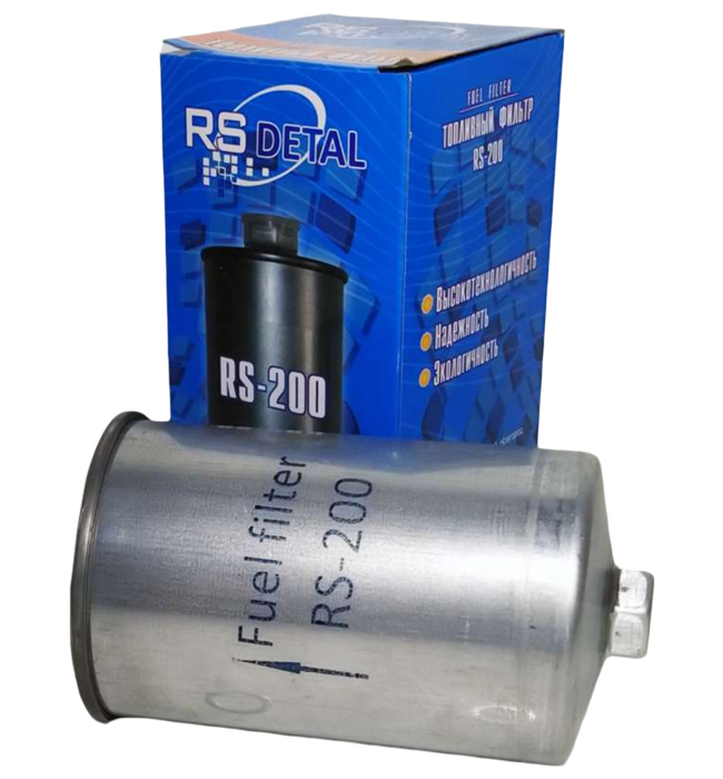 фото Фильтр топливный двс 406 под штуцер rs detal rs-200 rs detal арт. rs-200