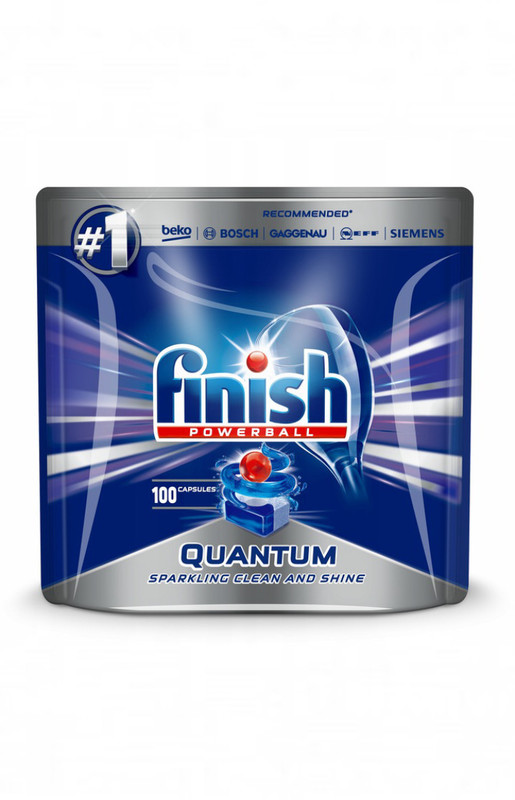 фото Капсулы для посудомоечной машины finish quantum, 100шт