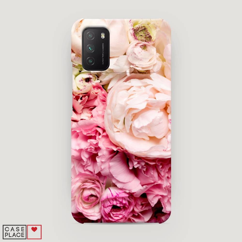 

Пластиковый чехол "Пионы яркие" на Xiaomi Poco M3, 39520-6