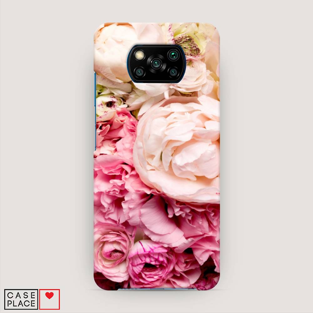

Пластиковый чехол "Пионы яркие" на Xiaomi Poco X3 NFC, 39220-6