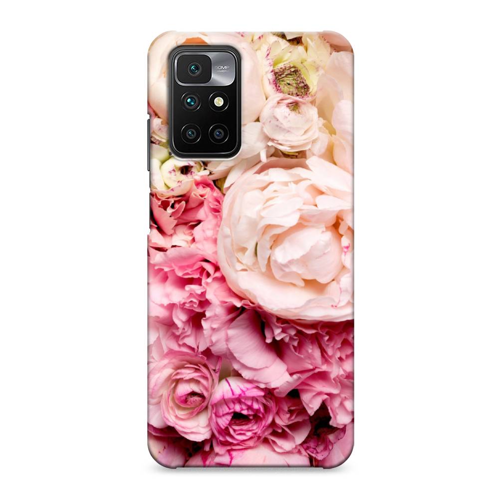 

Пластиковый чехол "Пионы яркие" на Xiaomi Redmi 10, 311320-6