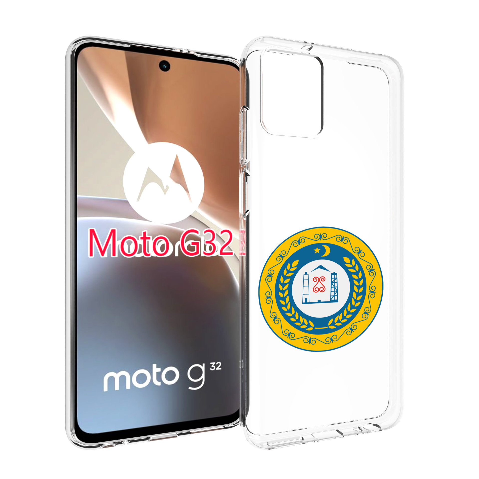 

Чехол MyPads герб-чечня для Motorola Moto G32, Прозрачный, Tocco