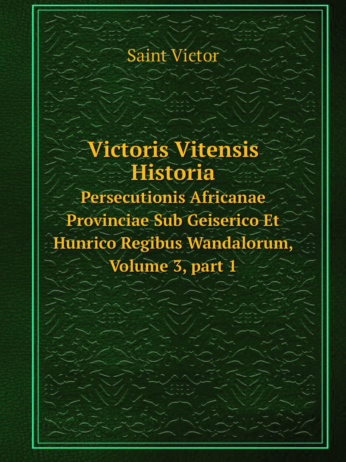 

Victoris Vitensis Historia