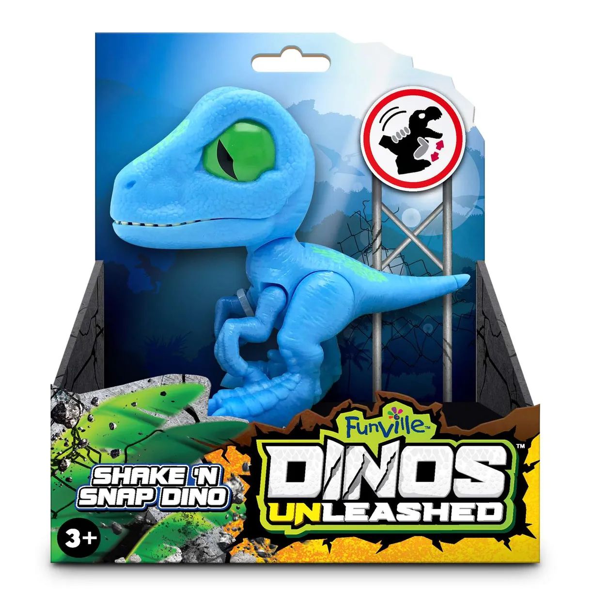 Игрушка Dinos Unleashed интерактивная клацающий динозавр Раптор мини с 3 лет, 31127V игрушка dinos unleashed интерактивная клацающий динозавр раптор мини с 3 лет 31127v