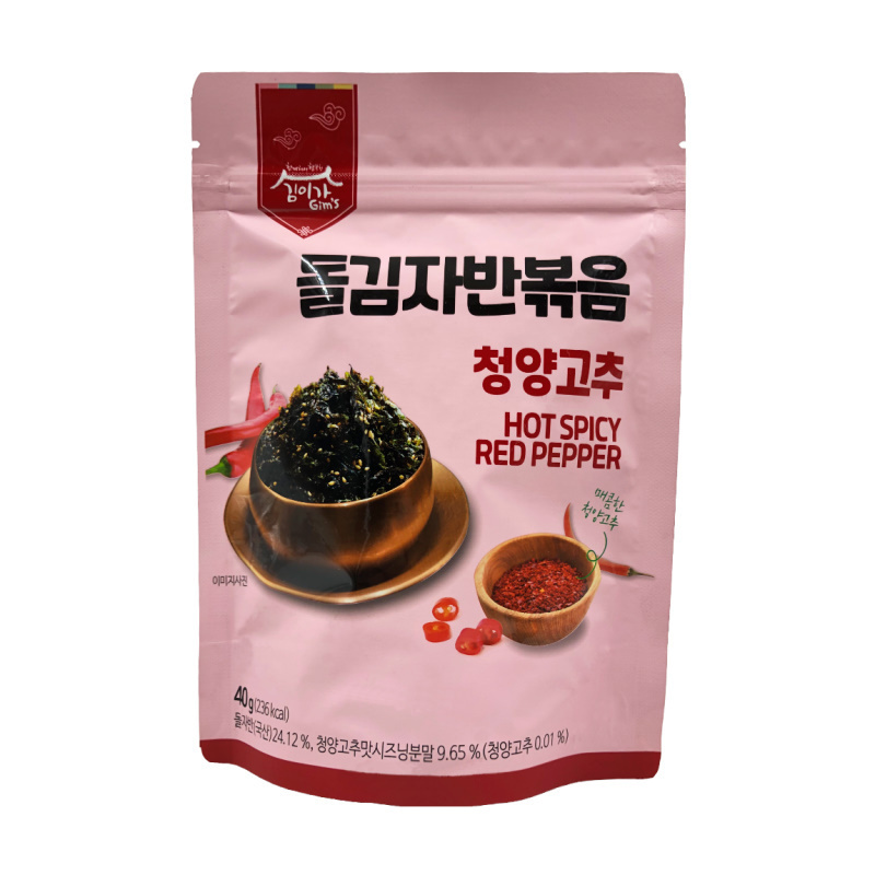 

Морская капуста в хлопьях Kim's & Lee's family со вкусом острого перца, 40 г