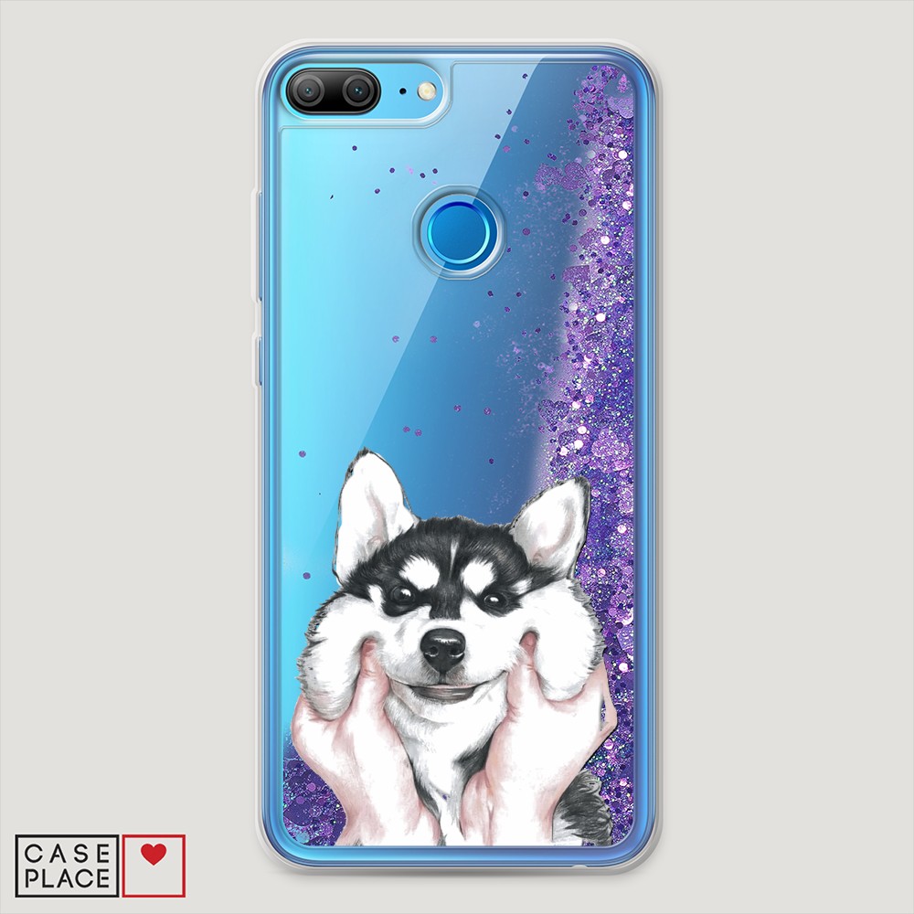 

Чехол Awog на Honor 9 Lite "Щечки хаски", Разноцветный, 64292-1