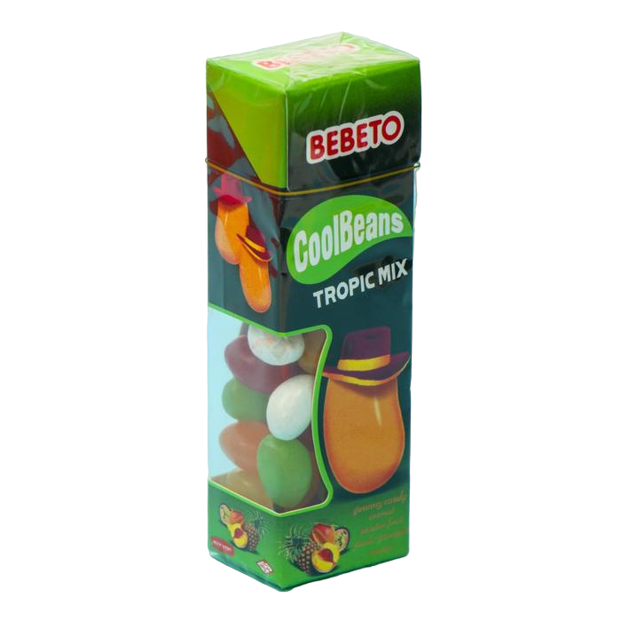 

Жевательный мармелад BEBETO COOL BEANS TROPIC MIX, 30 г