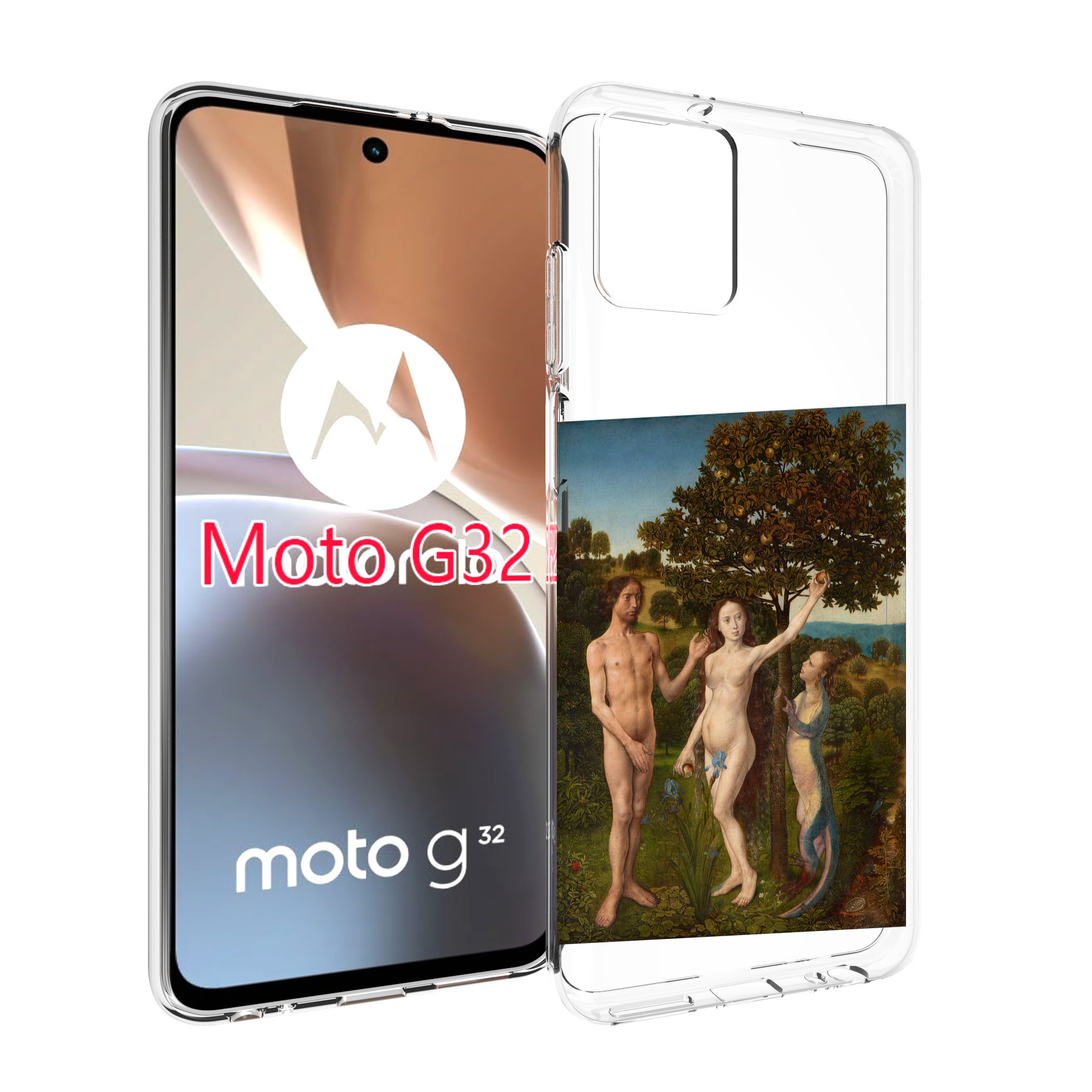 

Чехол MyPads грехопадение для Motorola Moto G32, Прозрачный, Tocco