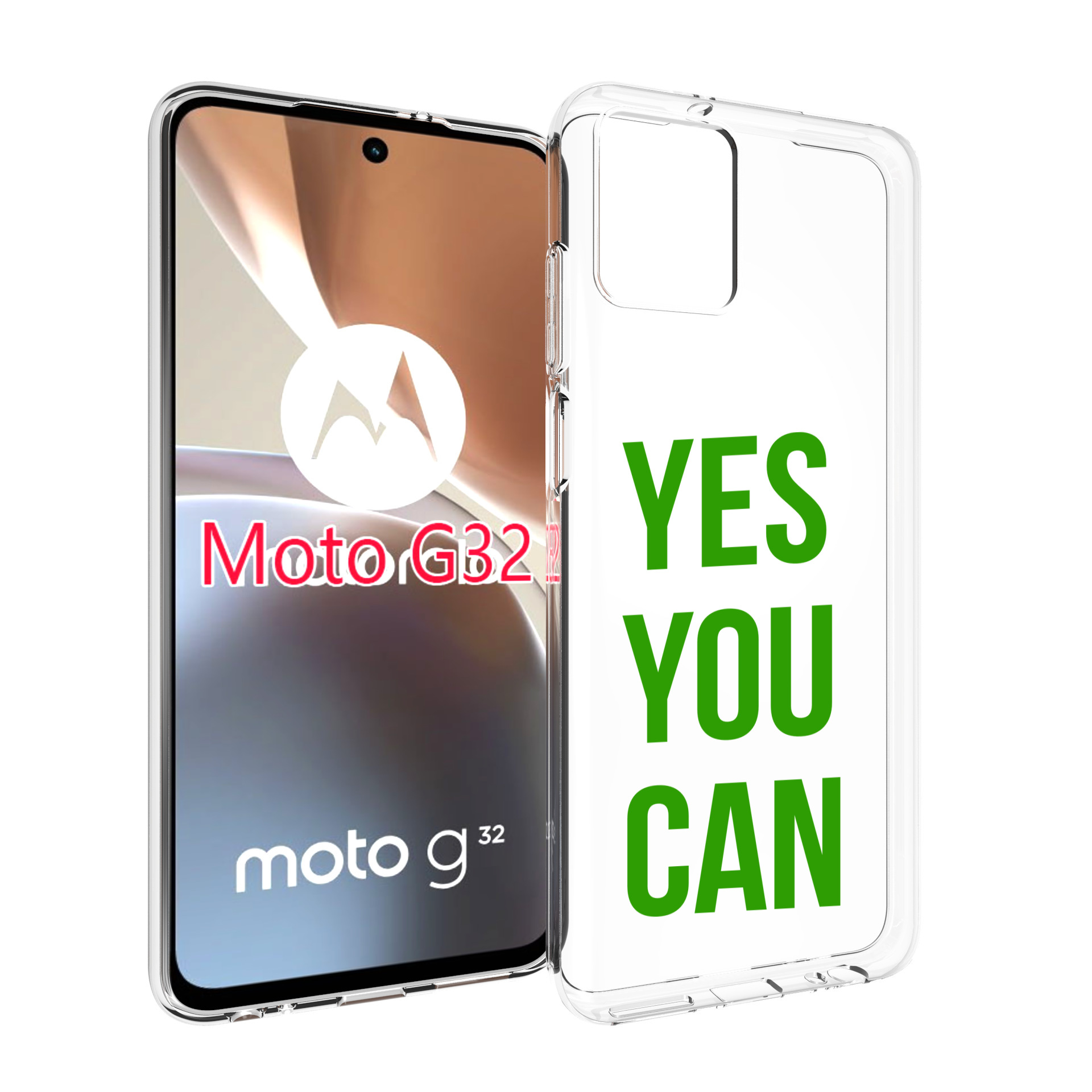 фото Чехол mypads да-ты-можешь для motorola moto g32