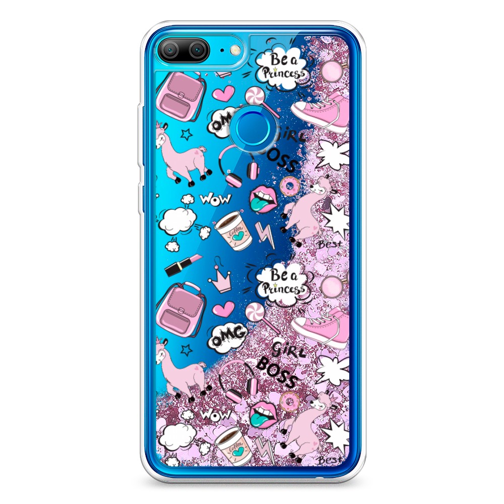 

Чехол Awog "Стильная лама" на Honor 9 Lite, 64294-1