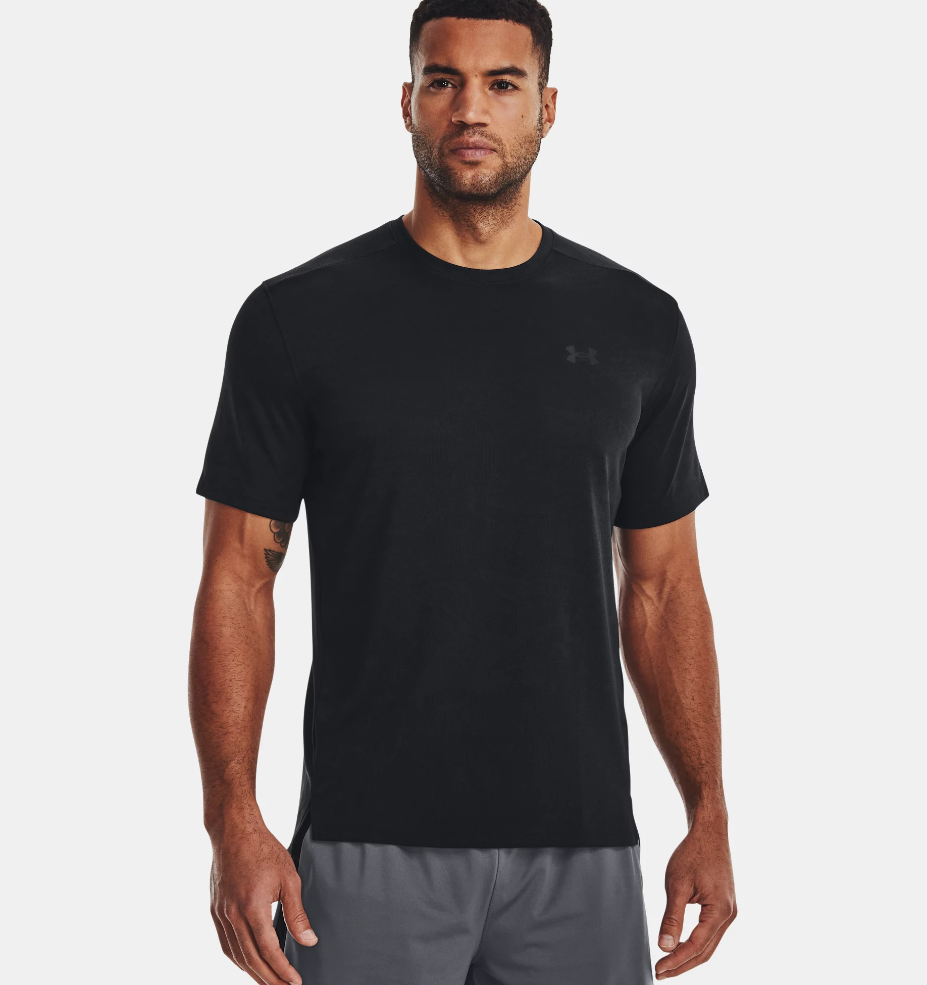 Футболка мужская Under Armour UA Tech Vent Jacquard SS черный XL