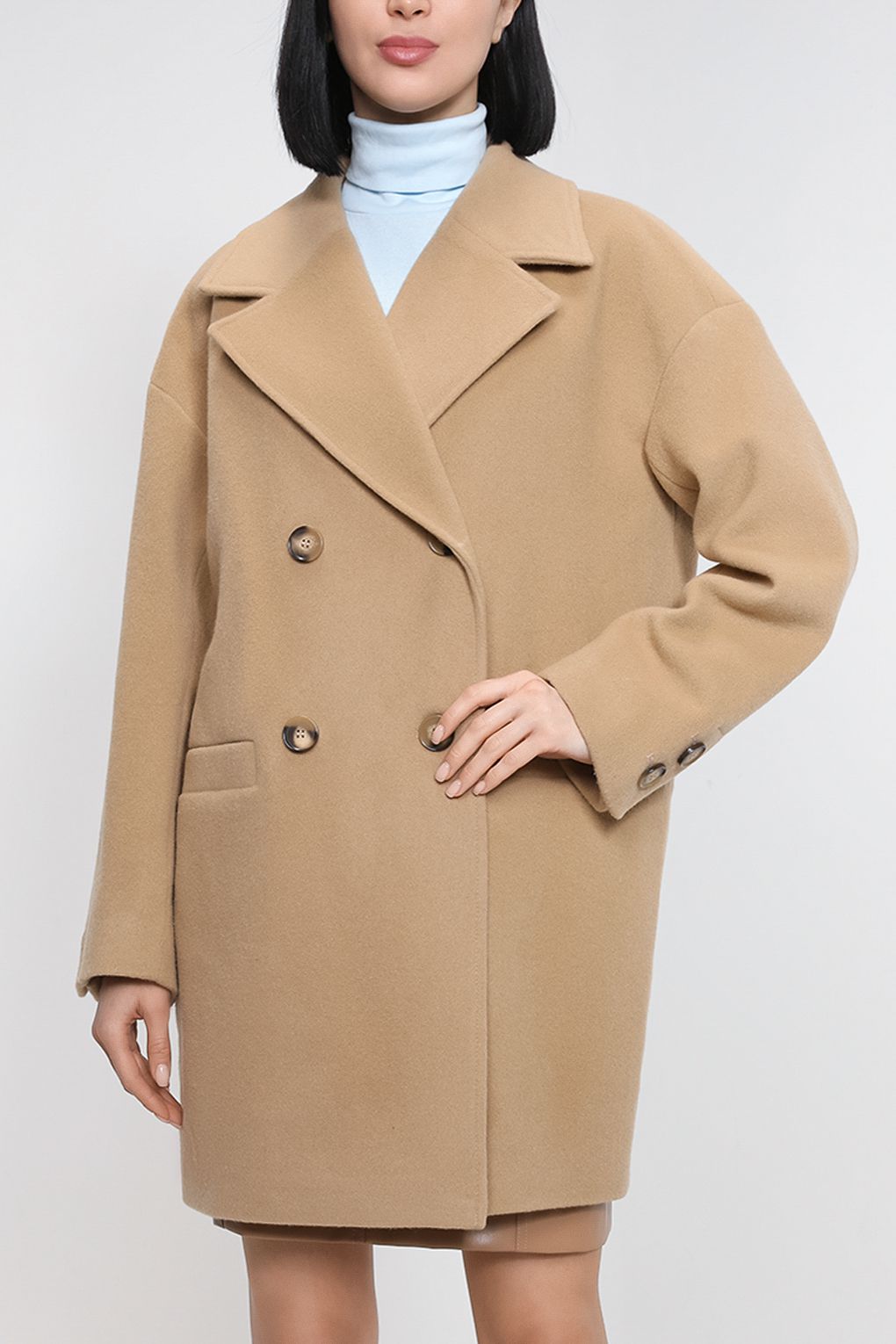 Пальто женское Belucci BL23016159-017 бежевое L