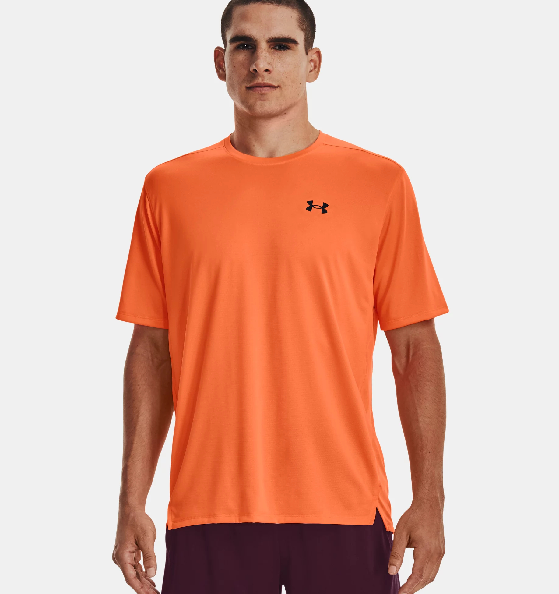 Футболка мужская Under Armour UA Tech Vent, SS, оранжевый, XS