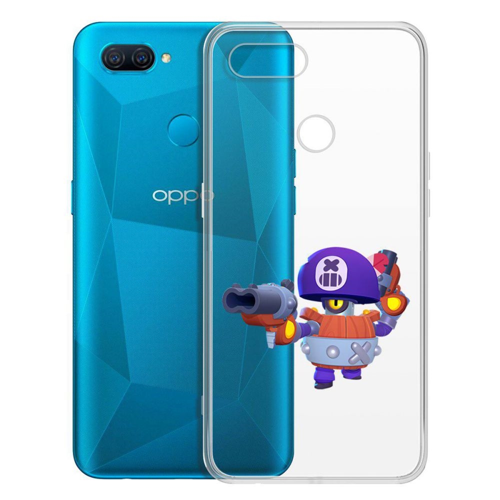 

Чехол-накладка Brawl Stars-Дэррил для Oppo A12/A11k/A7/A5s