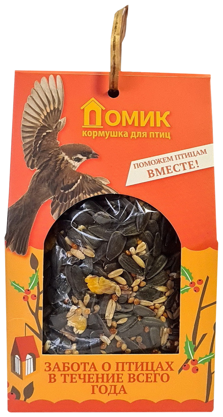 

Домик для птиц с питательным зерновым кормом 2 шт х 100 г