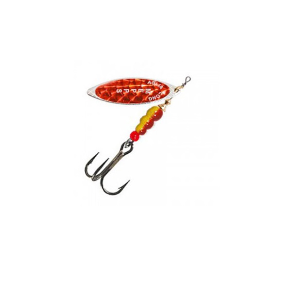 

Блесна Mepps Aglia Long Redbo №4 G, Серебристый;красный, Aglia Long Redbo