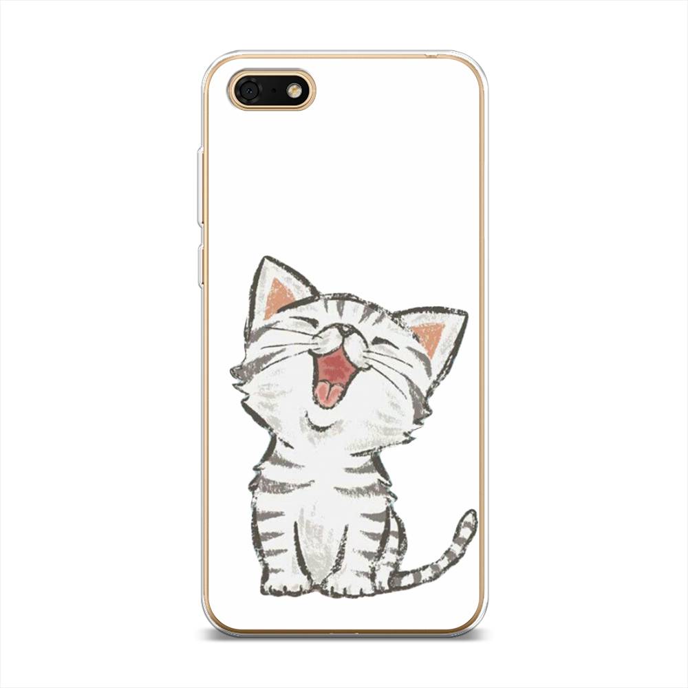 

Чехол Awog на Huawei Y5 Lite (2018) "Котенок рисованный", Разноцветный, 6105950-1