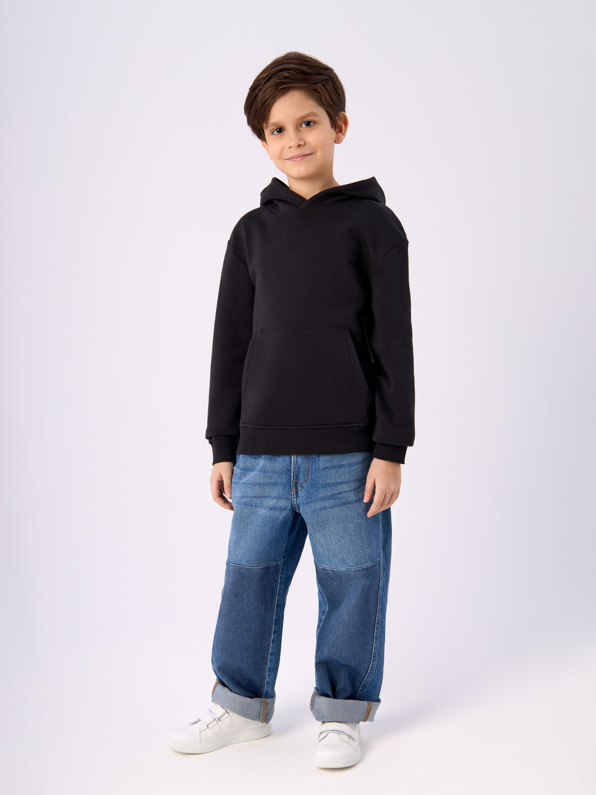 

Худи для мальчиков H&M, 443696068, черный, размер 146/152, 443696068