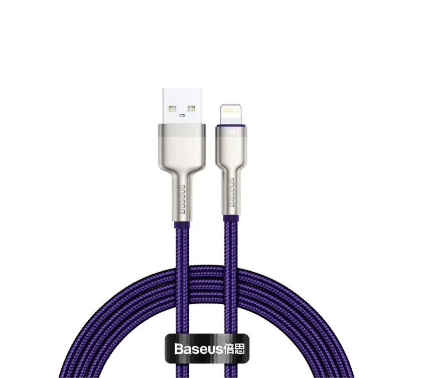 

Кабель lightning - usb Baseus CALJK-A05 1 м фиолетовый, CALJK-A05