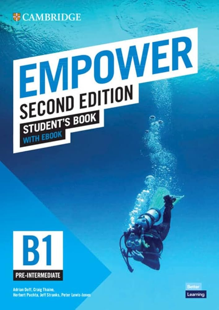 

Empower Second Edition Pre-Intermediate B1 Student's Book + eBook