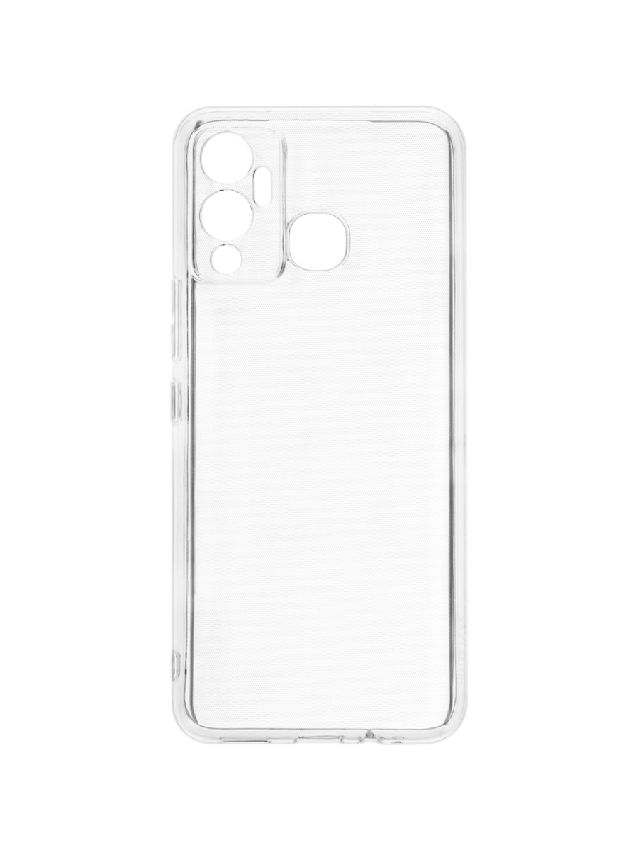 фото Чехол для infinix hot 12 play nfc прозрачный, с защитой камеры zibelino