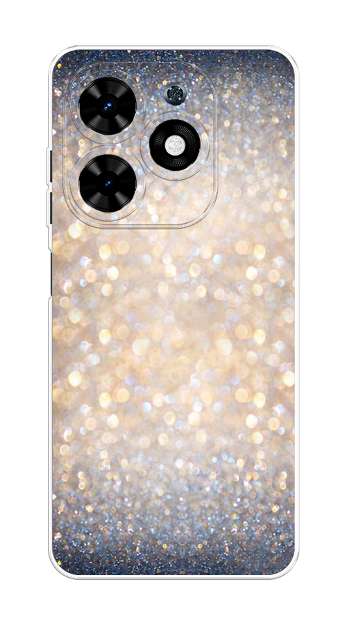

Чехол на Tecno Spark 20C "Мерцание рисунок", Желтый;серый, 304950-1
