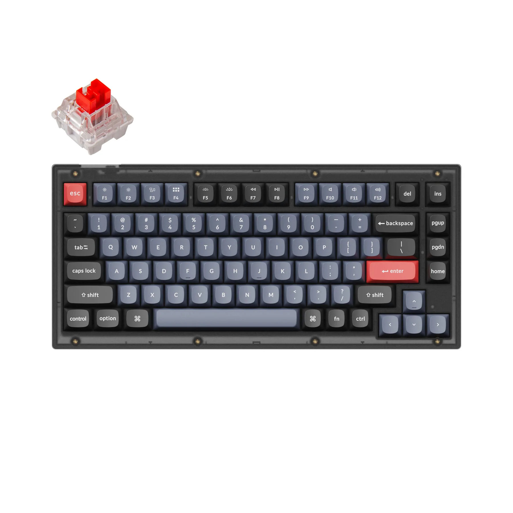 Проводная игровая клавиатура Keychron V1 Black (V1-C1-RU)