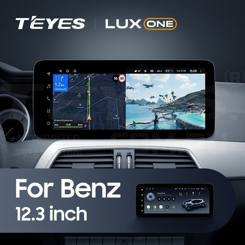 

Штатная магнитола Teyes LUX ONE 6/128 Mercedes-Benz C-Class (NTG 4.5) (2011-2015), Lux One