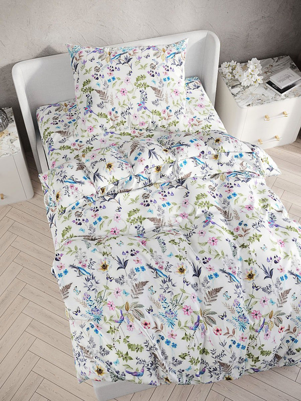 

Постельное белье Milky Garden Каролина 1,5-сп