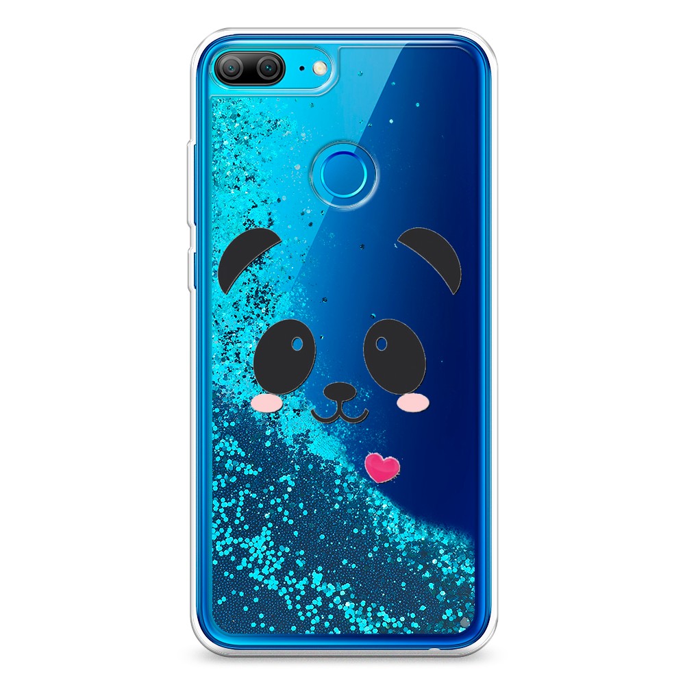 

Чехол Awog на Honor 9 Lite "Влюбленный панда контур", Разноцветный, 64293-1