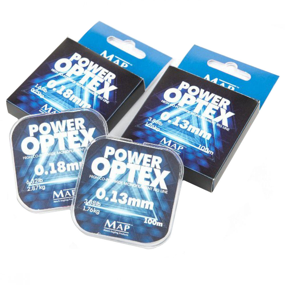 

Леска монофильная MAP Optex Power Rig Line 0,12 мм, 100 м, 1,43 кг, transparent, 1 шт.