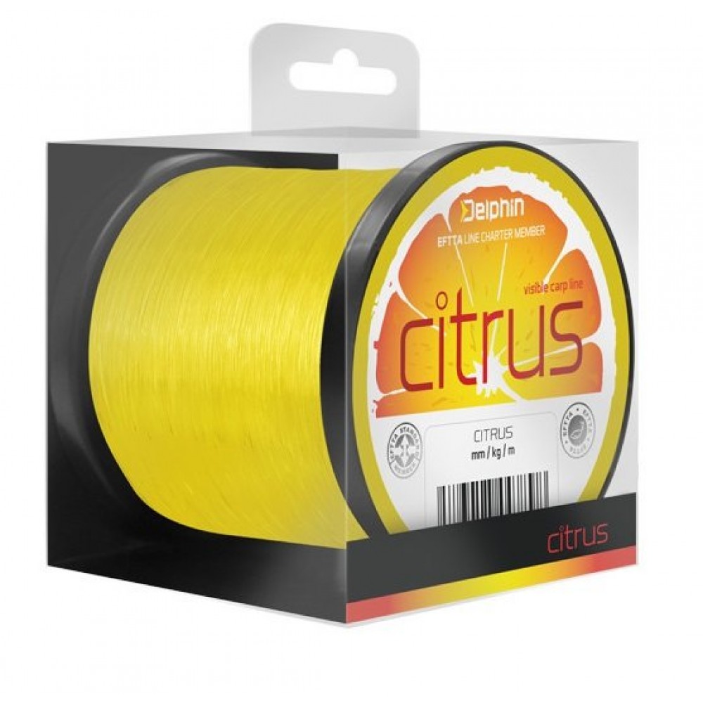 

Леска монофильная Delphin Citrus 0,25 мм, 1200 м, 4,9 кг, yellow, 1 шт.