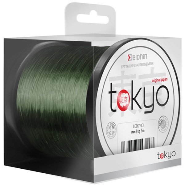 

Леска монофильная Delphin Tokyo 0,33 мм, 1100 м, 8,15 кг, green, 1 шт.